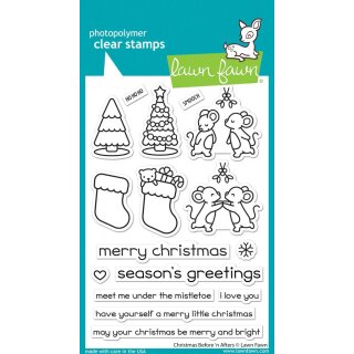 Lawn Fawn, clear stamp, christmas before n afters