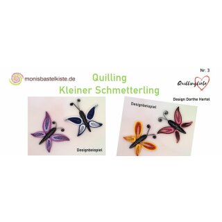 Anleitung: Quilling kleiner Schmetterling