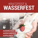 SKULLPAPER, Aufkleber-Folie transparent Inkjet, A4 10 Blatt