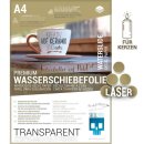 SKULLPAPER, Wasserschiebefolie transparent Laser (auch Bestempelbar),  A4 8 Blatt