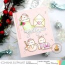 Mama Elephant, clear stamp, HOLIDAY HUGGERS