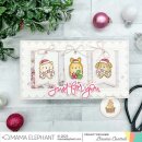 Mama Elephant, clear stamp, MAKE IT MERRY