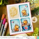 Mama Elephant, clear stamp, MAKE IT MERRY