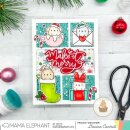 Mama Elephant, clear stamp, MAKE IT MERRY