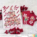 Mama Elephant, clear stamp, OH MERRY TREE