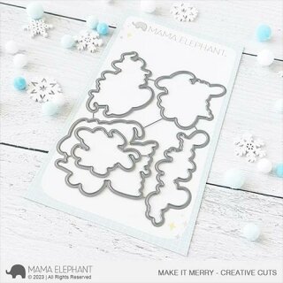 Mama Elephant, Creative Cuts/ Stanzschablone, Make It Merry