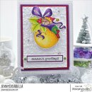 Stamping Bella, Rubber Stamp, ODDBALL CHRISTMAS ORNAMENT ELF