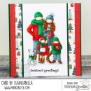 Stamping Bella, Rubber Stamp, UPTOWN WINTER FAMILY &...
