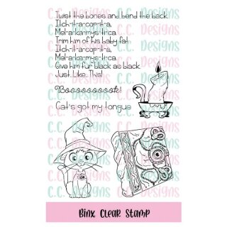 C.C. Designs, clear stamp, Robertos Rascals - Binx