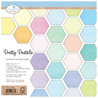 Elizabeth Craft Designs, Pretty Pastels, Designpapier 12"x12"