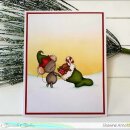 Streamside Studios, clear stamp, Christmas Mice
