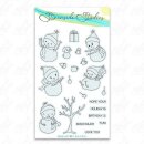 Streamside Studios, clear stamp, Snow Much Fun
