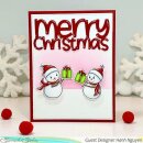 Streamside Studios, clear stamp, Snow Much Fun