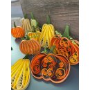 Hanne Olesen, Quilling Anleitung - K&uuml;rbis