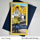 Sweet November Stamps, clear stamp, SN Gal Olive
