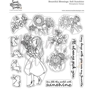 Sweet November Stamps, clear stamp, Bountiful Blessings:...