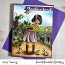 Sweet November Stamps, clear stamp, Bountiful Blessings: Thanks a Bunch