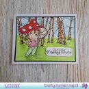Sweet November Stamps, clear stamp, Horizon lines: Birch Trees