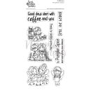 Sweet November Stamps, clear stamp, Coffwees