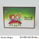 Sweet November Stamps, clear stamp, Coffwees