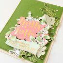 Pinkfresh Studio, hot foil plate and die, Holly Jolly