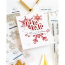 Pinkfresh Studio, hot foil plate and die, Fa La La La