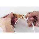 Bastel Packung, DIY Traumf&auml;nger Stern, 20 cm &oslash;, 60 cm, wei&szlig;