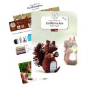 papier + ideen: Quilling Anleitung, 3D Eichhörnchen