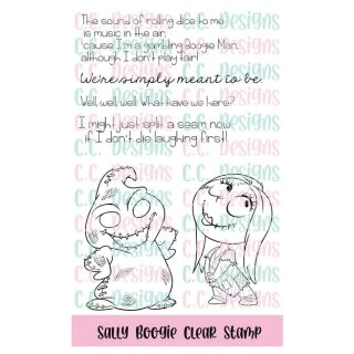 C.C. Designs, clear stamp, Robertos Rascals - Sally Boogie