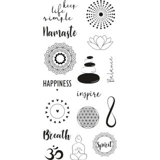 Clear Stamps - Mandala, 97x205mm, 16 Motive