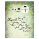 Lavinia Stamps, clear stamp - Words of Spring