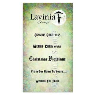 Lavinia Stamps, clear stamp - Christmas Greetings