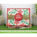 Lawn Fawn, Lawn Clippings, poinsettia background stencils
