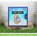 Lawn Fawn, lawn cuts/ Stanzschablone, reveal wheel little snow globe: bear add-on set