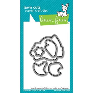 Lawn Fawn, lawn cuts/ Stanzschablone, little snow globe:...