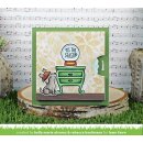 Lawn Fawn, clear stamp, little snow globe add-on