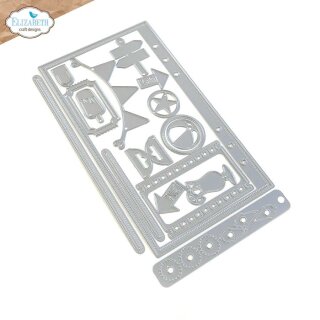 Elizabeth Craft Designs, Cutting Dies / Stanzschablonen, Planner Essentials - Summer State of Mind