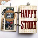 Elizabeth Craft Designs, Cutting Dies / Stanzschablonen, Planner Essentials - Tab 6 with turnbutton frame