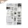 Elizabeth Craft Designs, Clear Stamps, Tickets