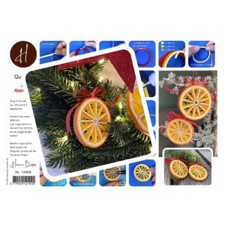 Hanne Olesen, Quilling Anleitung - Orange