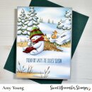 Sweet November Stamps, clear stamp, Cold Hands, Warm Hearts
