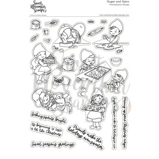 Sweet November Stamps, clear stamp, Sugar and Spice