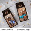 Sweet November Stamps, clear stamp, Winter Wishes Reindeer