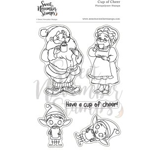 Sweet November Stamps, clear stamp, Cup of Cheer