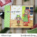 Sweet November Stamps, clear stamp, Cup of Cheer