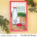 Sweet November Stamps, clear stamp, Milk and Cookies