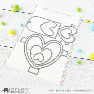 Mama Elephant, Creative Cuts/ Stanzschablone, Heart...