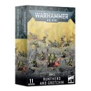 Warhammer 40.000, Orks. Runtherd and Gretchin - Treiba...