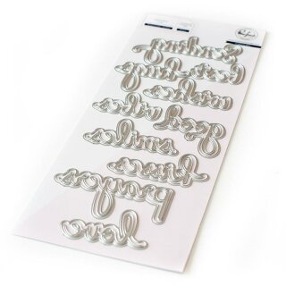 Pinkfresh Studio, Die / Stanzschablone, Phrase builder: sending die set