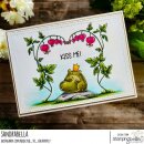 Stamping Bella, Rubber Stamp, FROGGY SENTIMENT SET (includes 7 stamps)